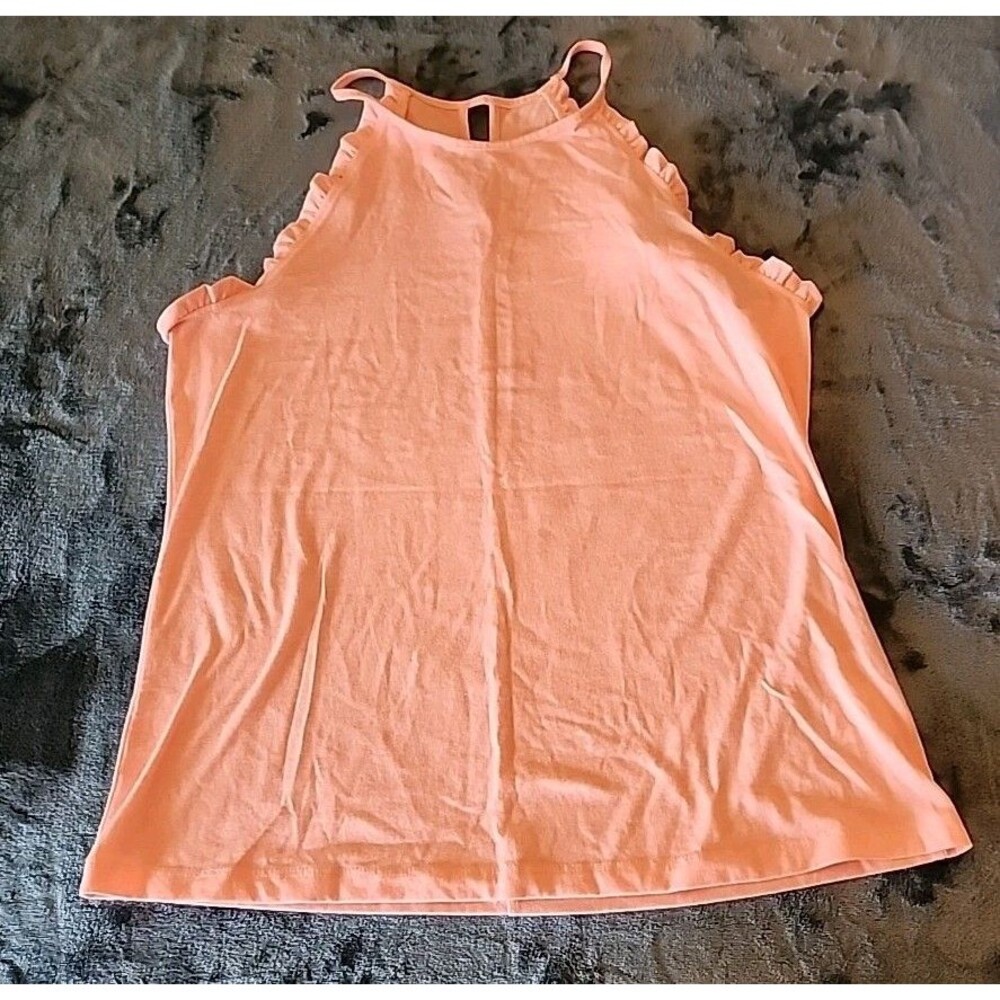 Lily Pulitzer Medium Women's Coral Tank Top Sleeveless
